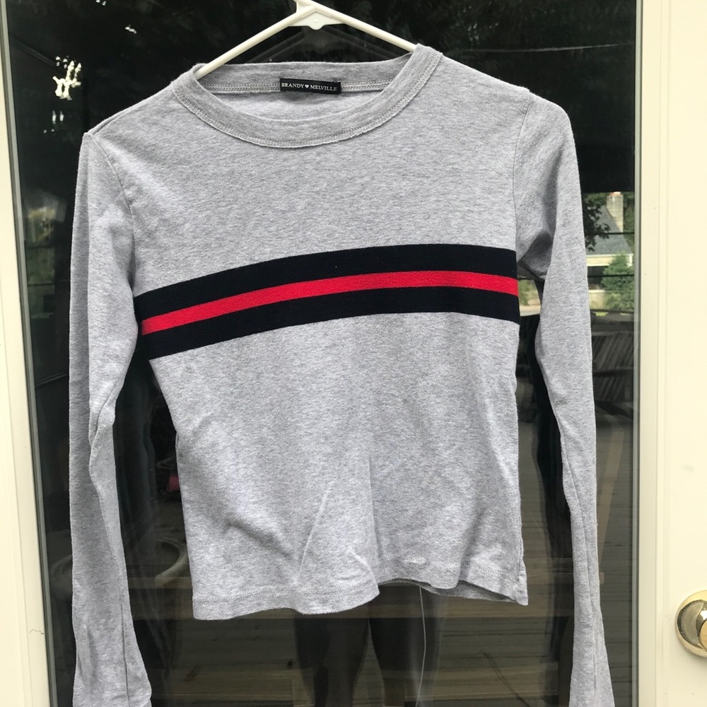 Brandy Melville Grey Long Sleeve